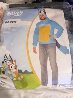 Bluey hoodie with attached tail