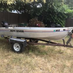 Aluminum boat