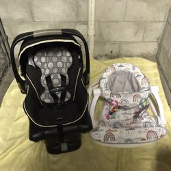 Car Seat With Base And Baby Seat Bundle 
