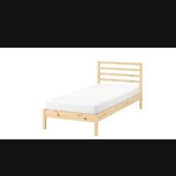 TWIN Bed Frame With Mattress 