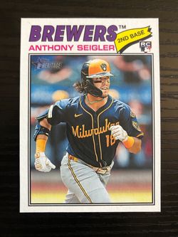 Anthony Seigler 2026 Topps Heritage Base Card #128