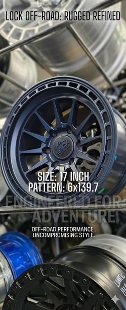 •••——•••BAJA LOCK OFF-ROAD  •••——•••RIDE IN STYLE 6x139.7. 17”