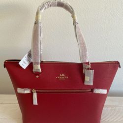 Coach Leather Tote