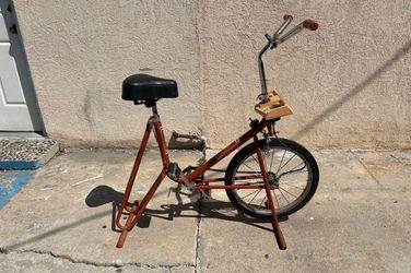 Vintage retro exercise stationary bike