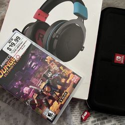 Nintendo Switch Game,Case And Headphones 