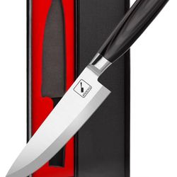 imarku Chef Knife 8-Inch Pro Japanese Kitchen Knife 7Cr17MoV High-Carbon Stainless Steel Paring Knife Ergonomic Handle Rasor Sharp Single-Bevel Edge P