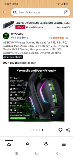 Brand new gaming heasphones