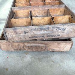 Local Wood Berry Crates
