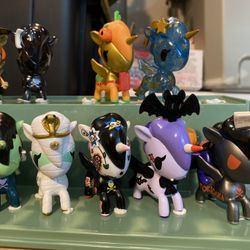 Tokidoki Unicorno Vinyl Figure Sets And Various Random Older Figures