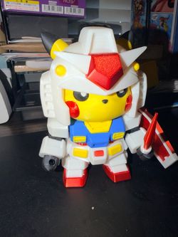 Pikachu Gundam 3D figure