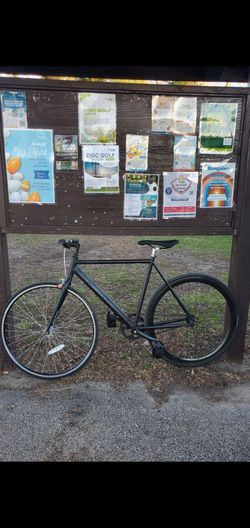 Black fixie bike