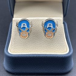 Marvel Captain America stud earrings