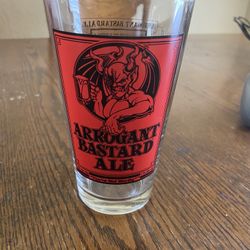 Beer Glass Arrogant Bastard Ale