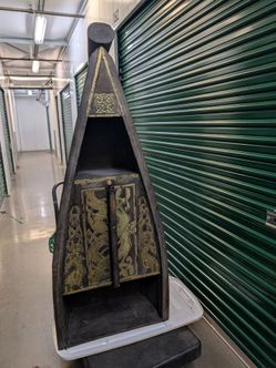 Antique Canoe Cabinet (Shelf)