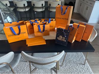 Authentic Louis Vuitton Shopping Bags