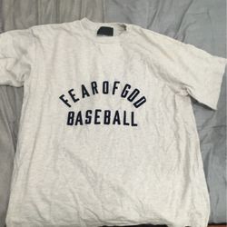 Essentials Fear Of God Baseball T-shirt