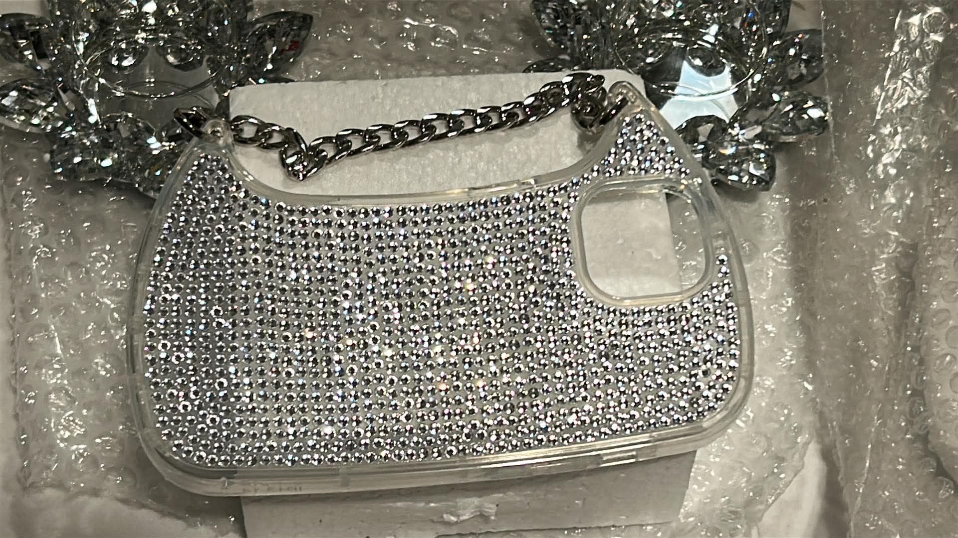 Rhinestone Hard Purse Phone Case