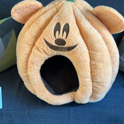 Pumpkin Mickey Dog Bed