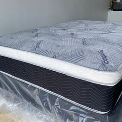 Cal King Euro Bamboo Pillow Top!!