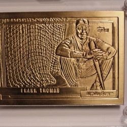 Frank Thomas Bronze Card With COA /5000