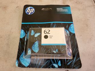 Original Genuine HP 62 Black Printer Ink Cartridge New In Box Exp July 2026