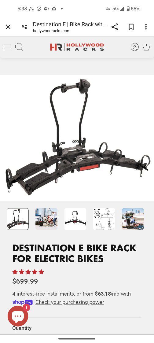 Hollywood E Bike Rack For 2