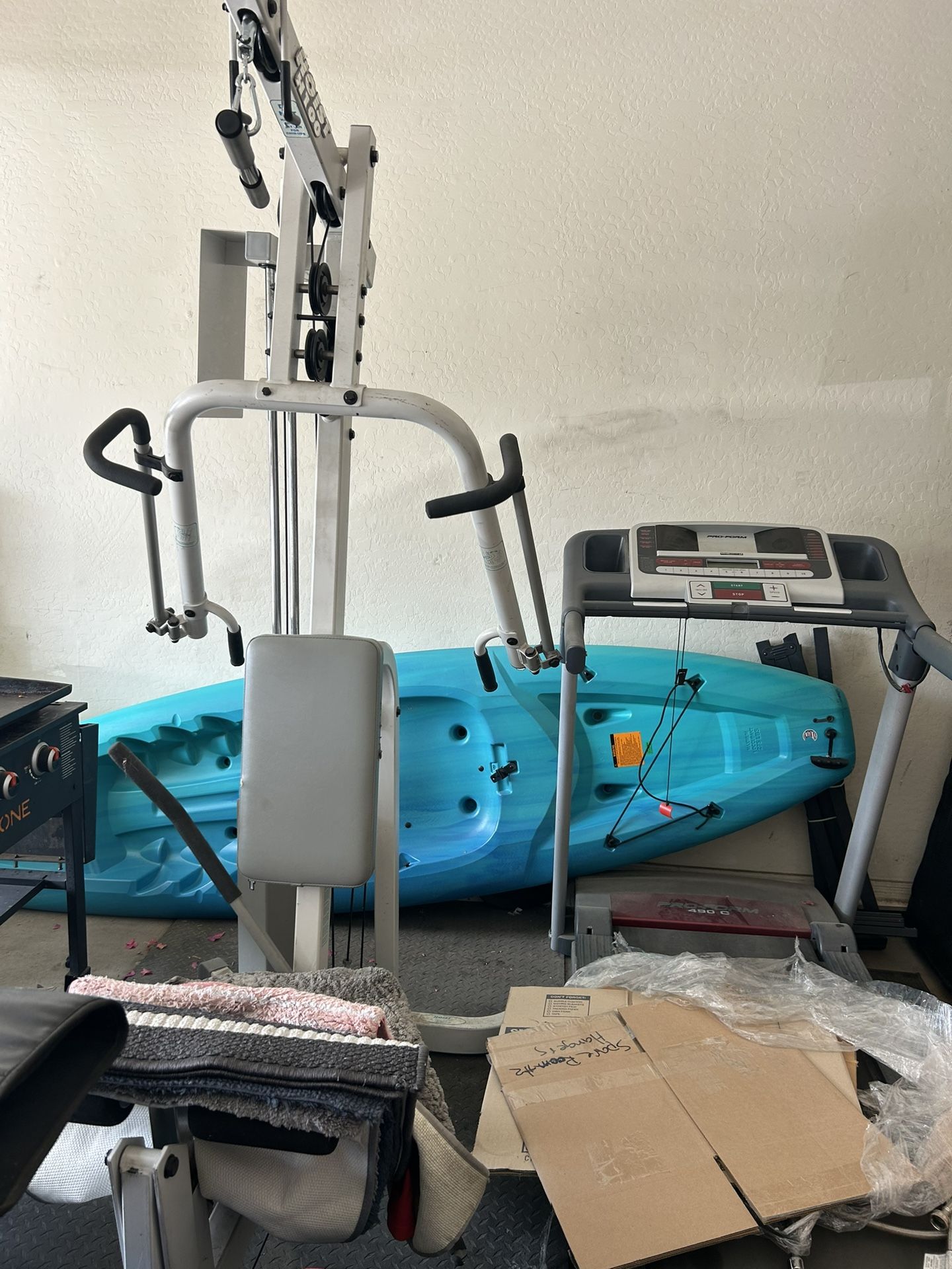 WEIGHT MACHINE & Treadmill