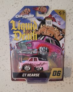 2026 Car Tuned Remixes Liquid Death Series S1-06  CT HEARSE Pink New