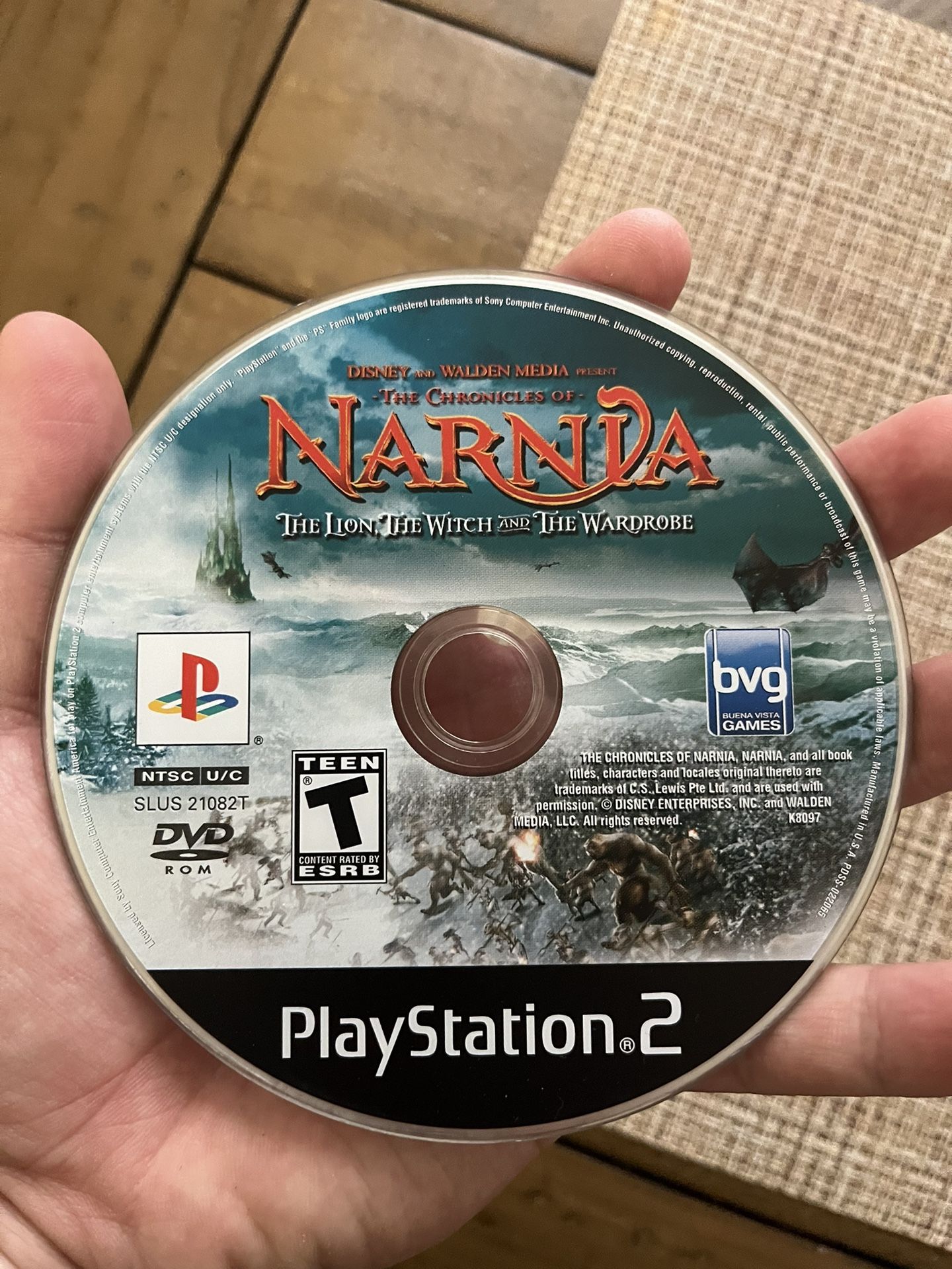 Chronicles Of Narnia PS2 Game