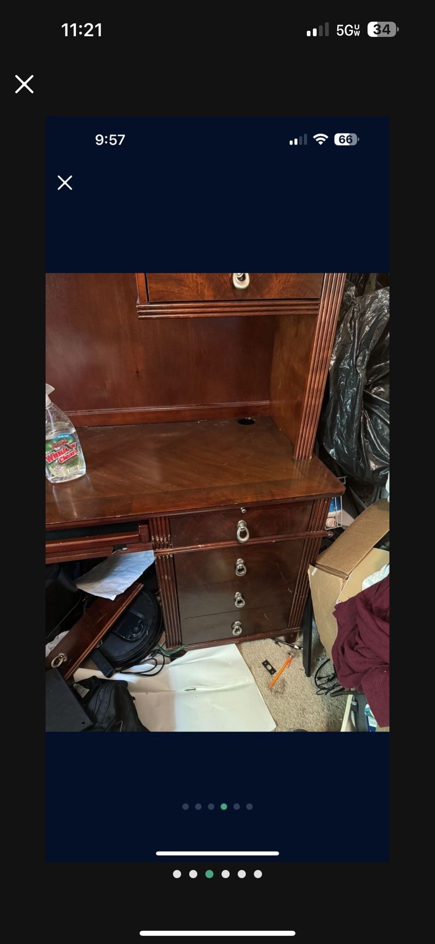 Brown Wooden Desk