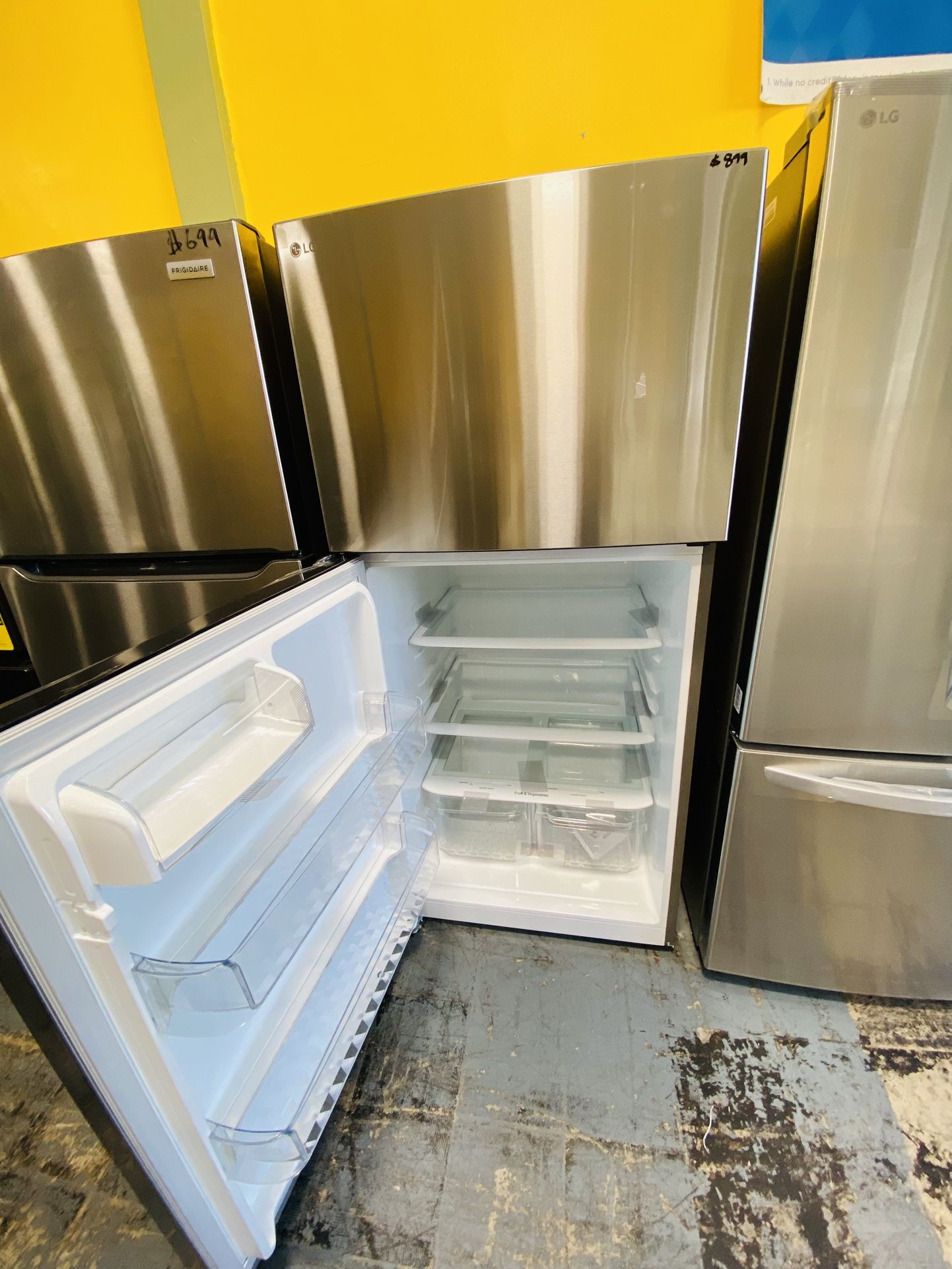 Open Box Apartment Size Refrigerator 11$ Down Payment 