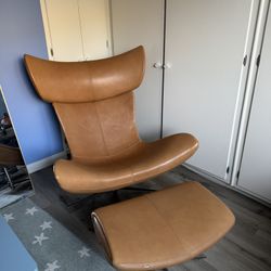 Imola BoConcept Chair And Foot Stool