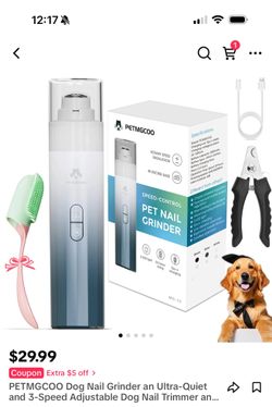 Dog Nail Grinder Ultra-Quiet For Sale!!!!