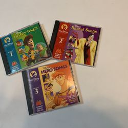 McDonald’s collectibles set of three Walt Disney CDs