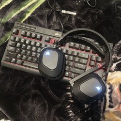 Corsair Gaming Headset And Keyboard