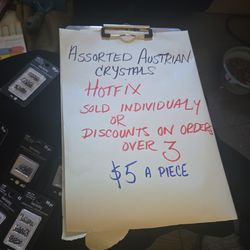 🔥🔥ASSORTED AUSTRIAN CRYSTALS HOTFIX🔥🔥🔥🔥