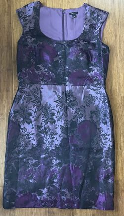 Purple Flower Anne Taylor Dress