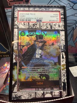 One piece sabo manga psa 10