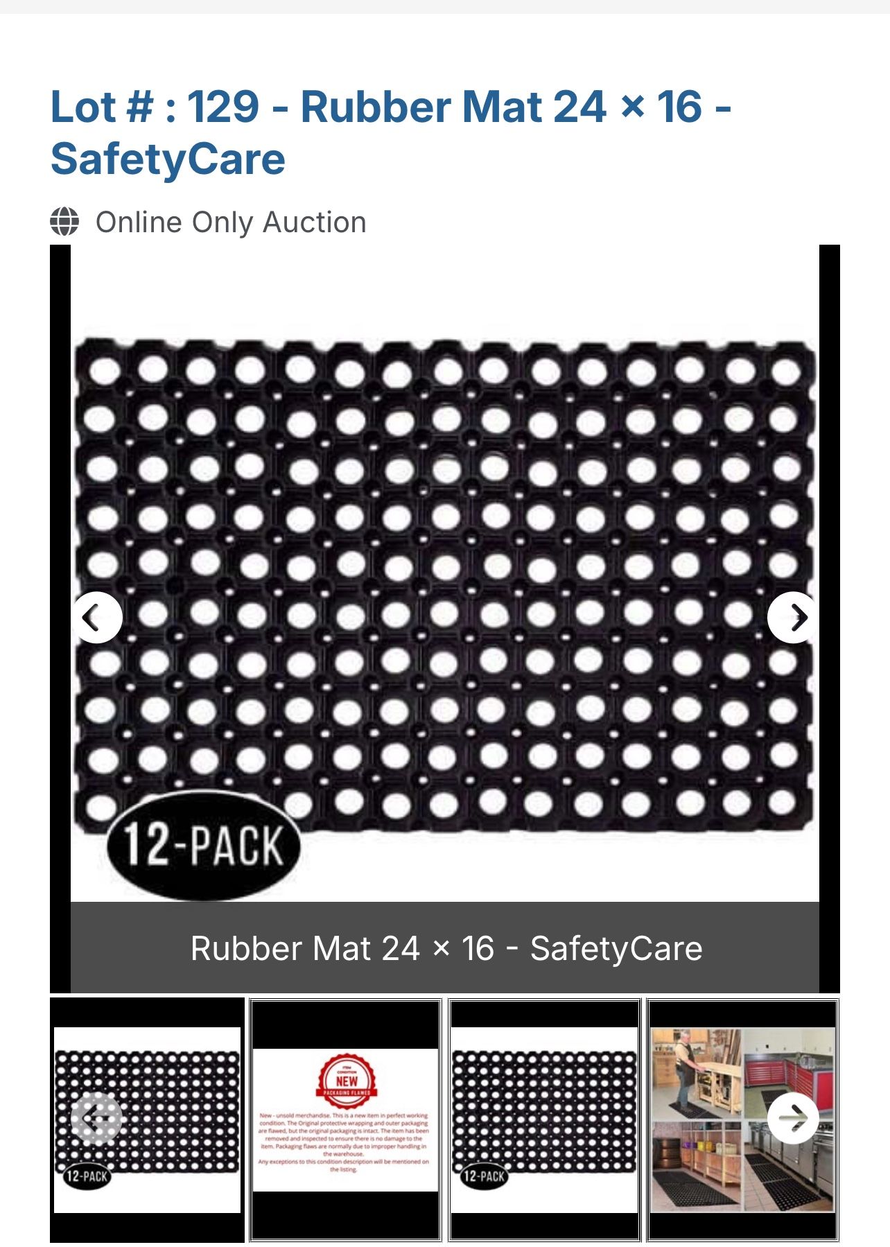 12 Pack Drainage Mats