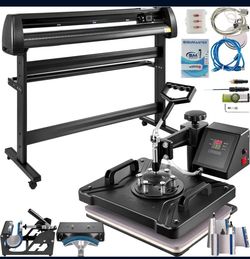 Vinyl Cutter and Heat Press for making shirts and hats