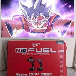 M18 Fuel Milwaukee Drill Impact Driver Battery Charger Combo Kit