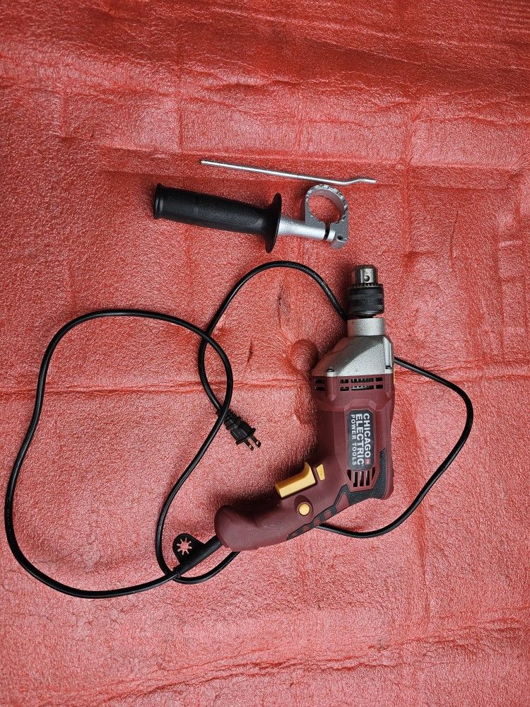 Chicago Electric Power Tools 1/2" VSR Hammer Drill 13mm Chuck