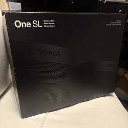 Sonos One SL Pair Wireless Smart Speakers | Stereo Sound | AirPlay 2 | Premium Multi-Room Audio
