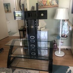 Glass TV Stand