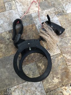 Tree tire horse swing