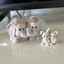 Precious Moments Elephants & Bunnies