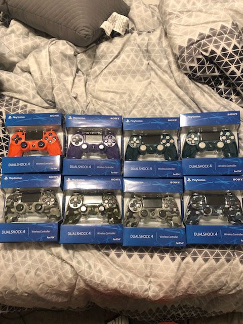 Brand new PS4 controllers