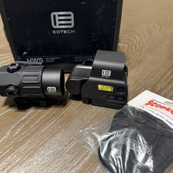Eotech EXPS 3 and G45 Magnifier With STS Mount