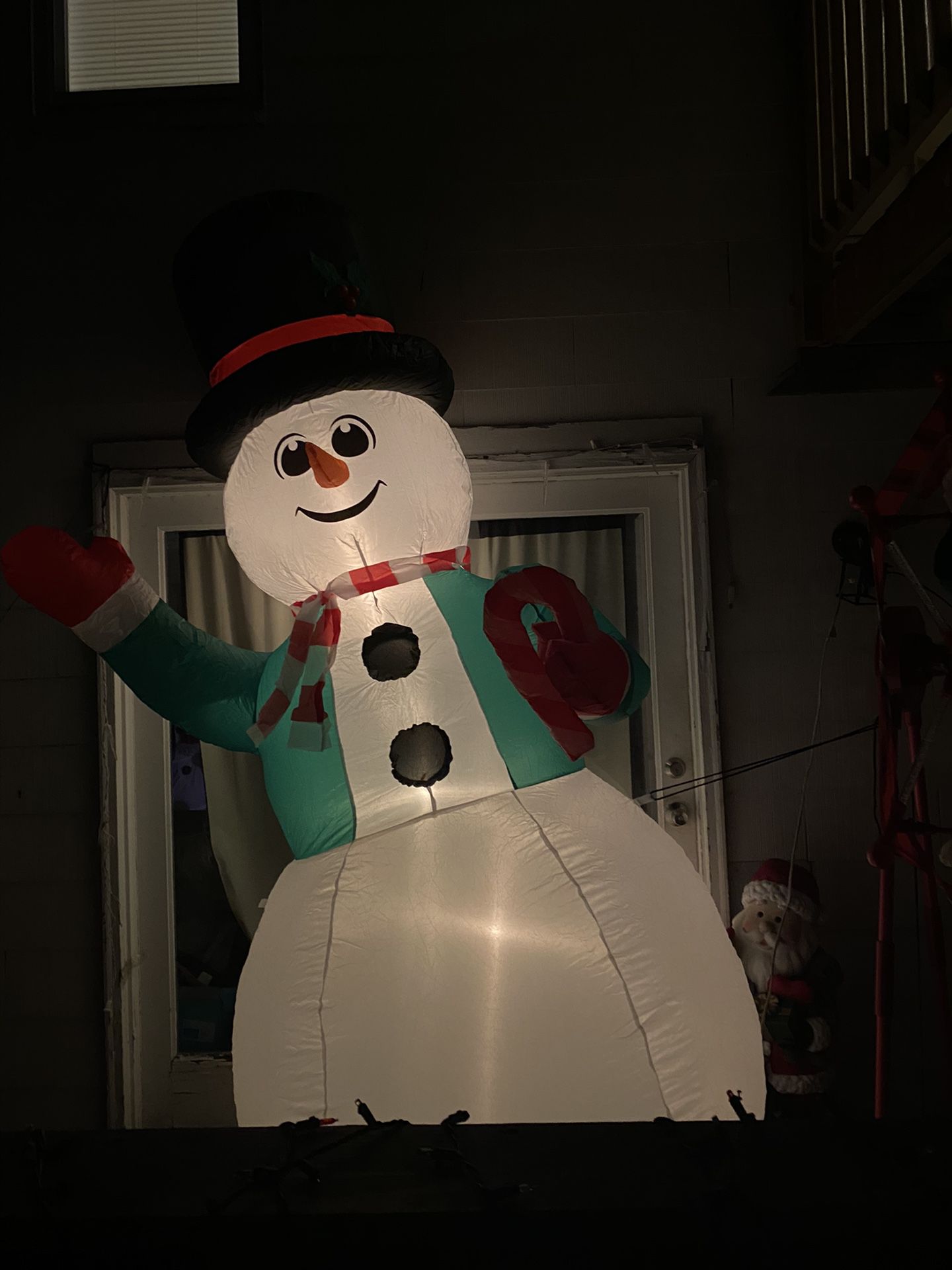 9ft gemmy airblown inflatable Christmas snowman blow up
