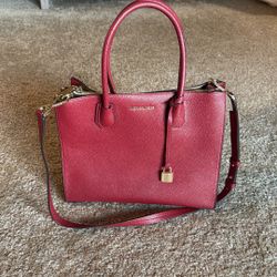 Red Michael Kors Purse